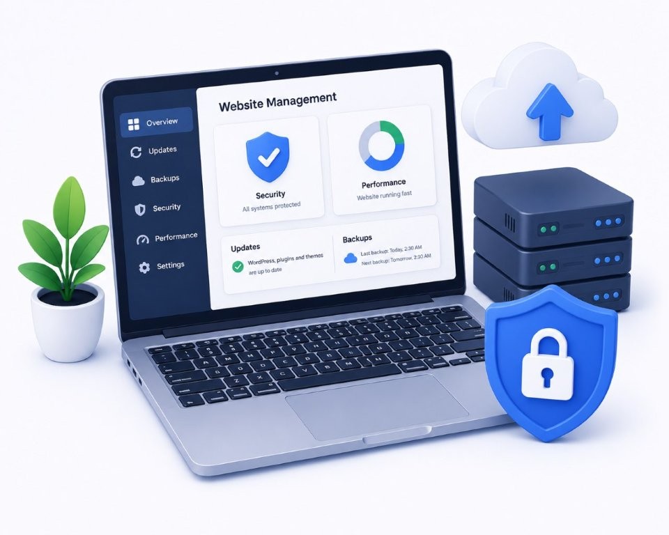 Website management and monitoring
